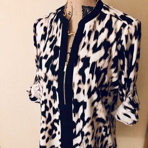 Calvin Klein Leopard Blouse
